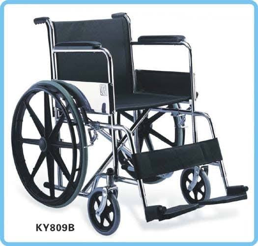 Standard Manual Wheelchair – Foldable, Durable & Lightweight | KY809B Model