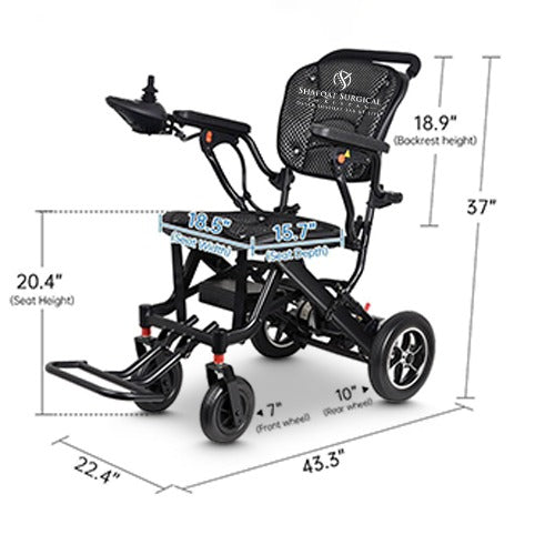 Light Weight Easy Foldable Electric Wheelchair (Model: CA202)